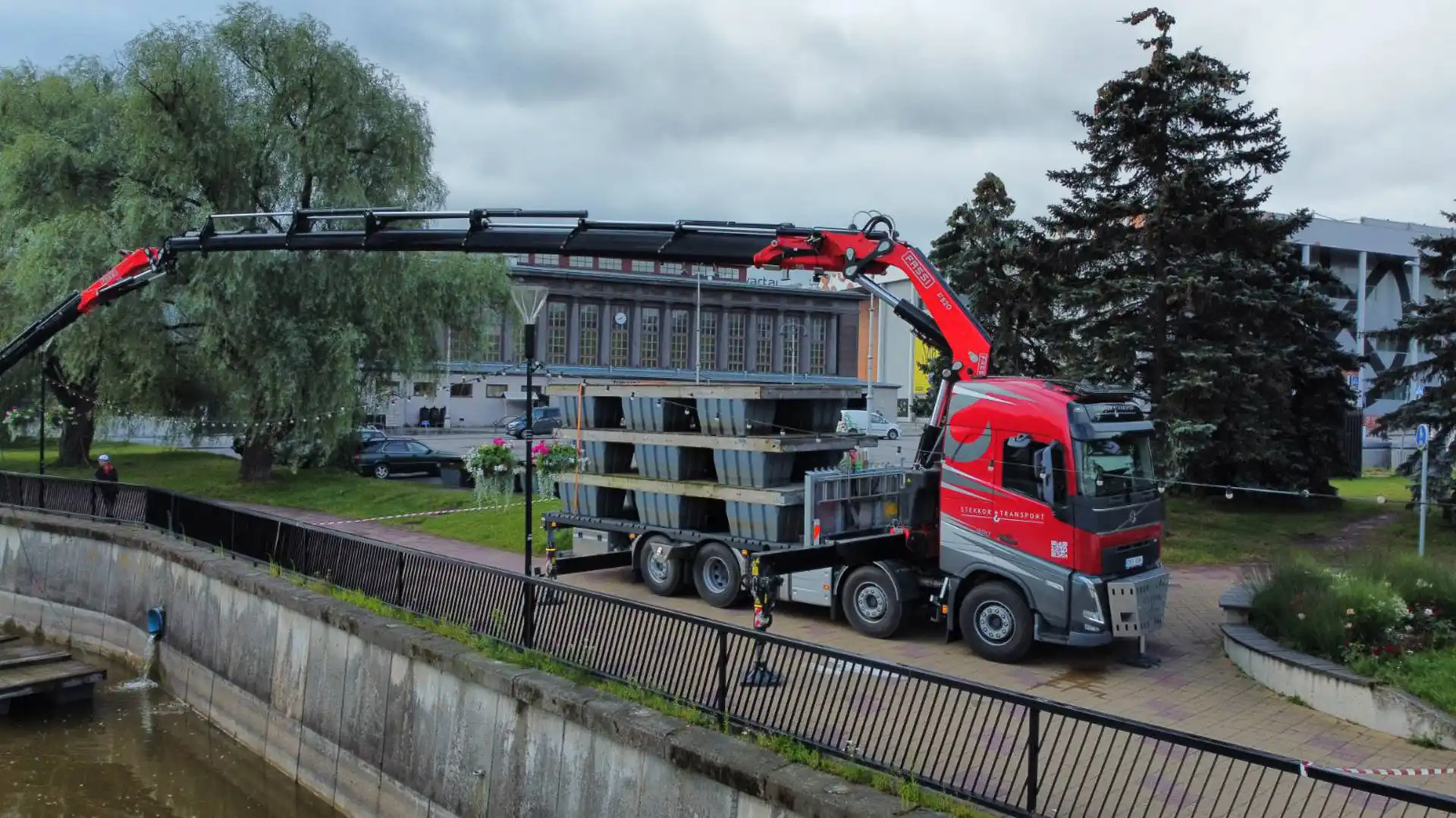 Stekkor Transport kraanaauto