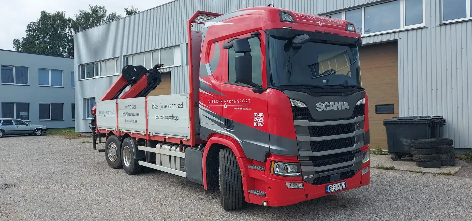 Veoteenused Eestis platvormhaagisega ning kraanaautodega.